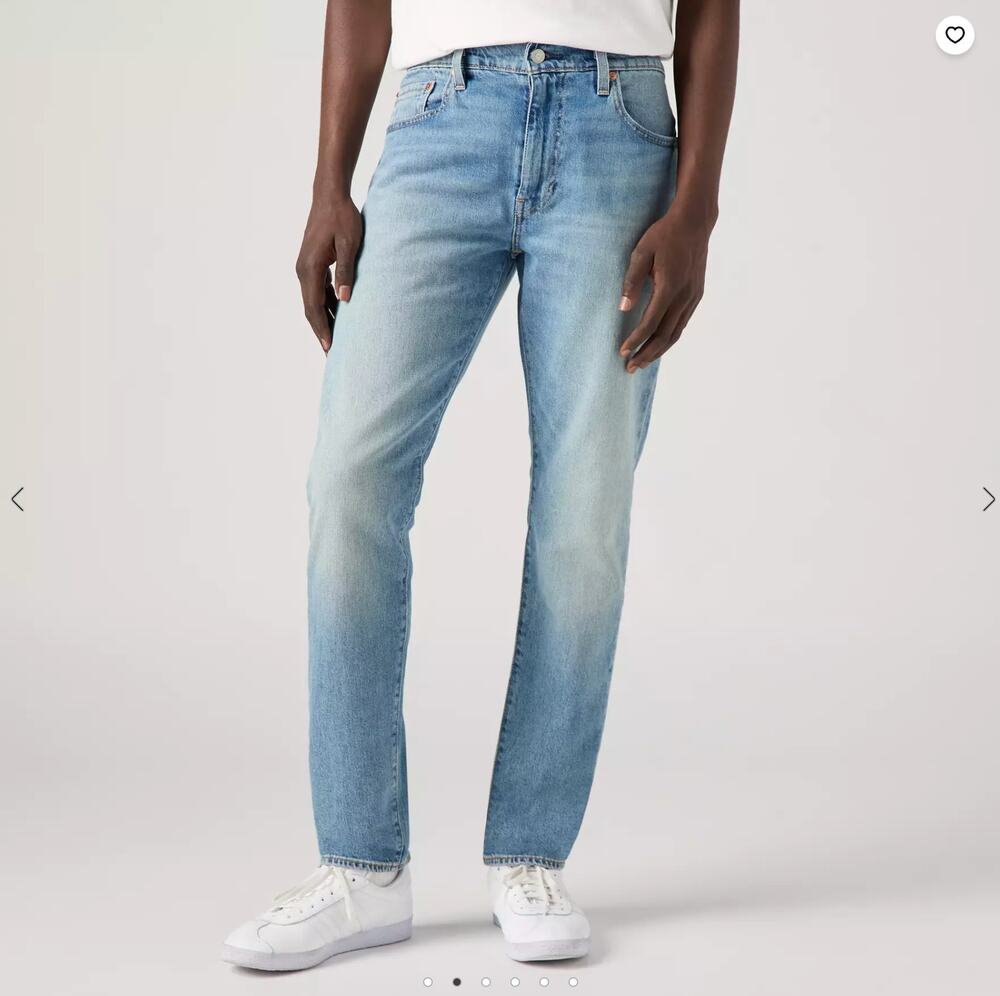 Levi's 512 Slim Taper Jeans Men's 32X34 Light Wash Stretch Denim W32 L34
